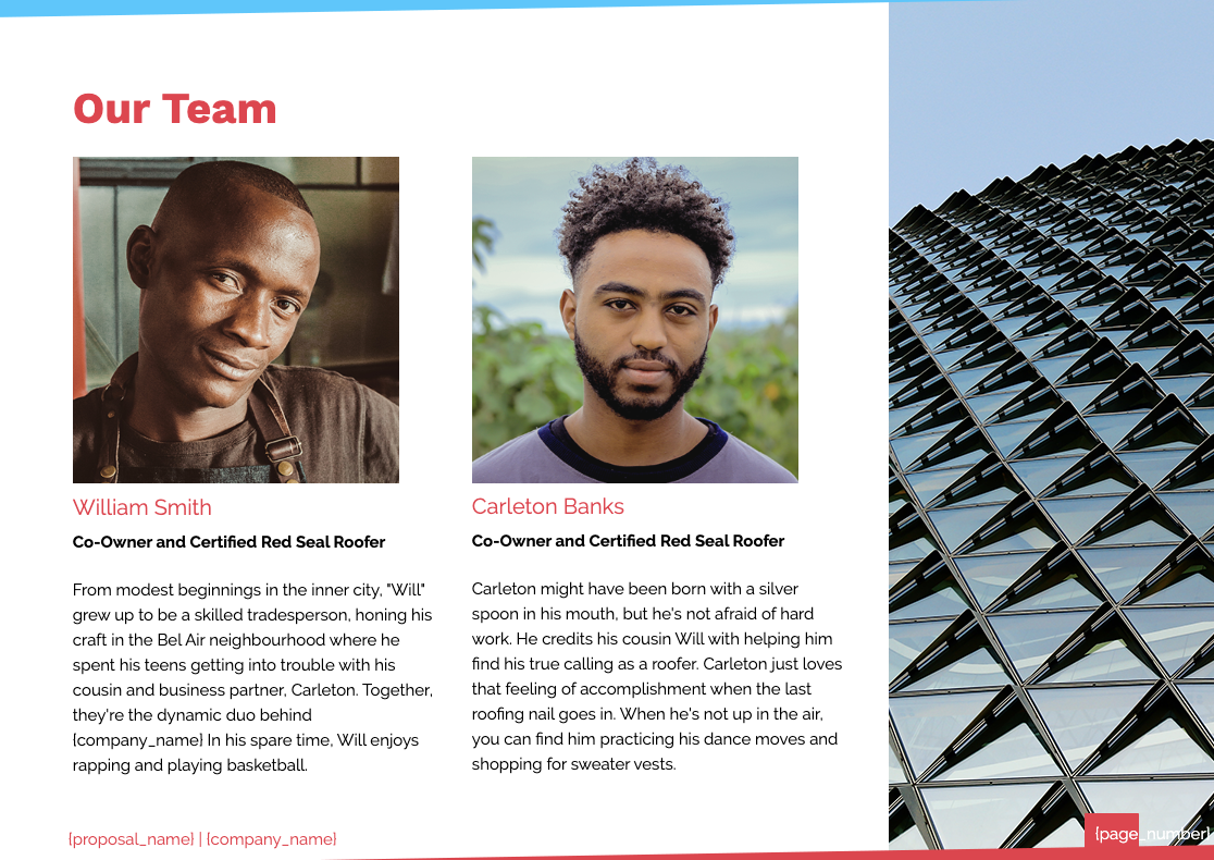 Roofing Proposal Template